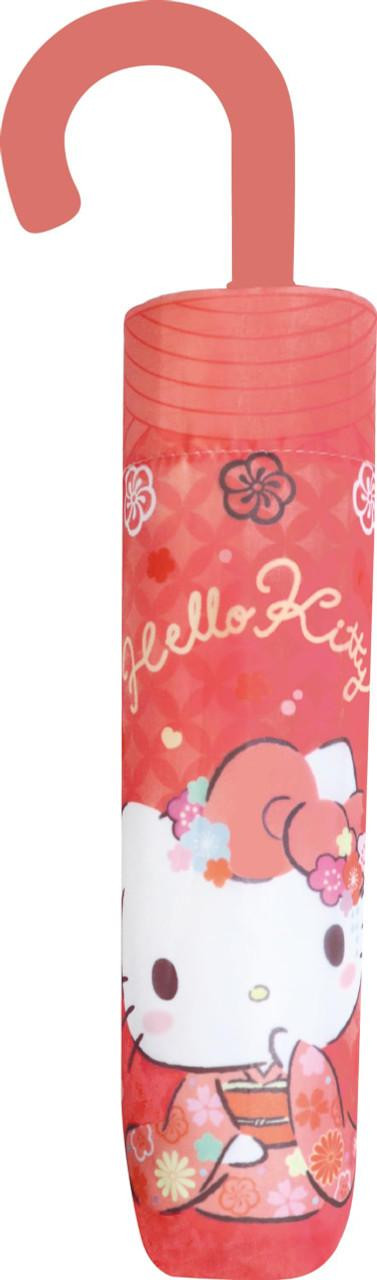 Sanrio Japan Hello Kitty Flowers Folding Umbrella