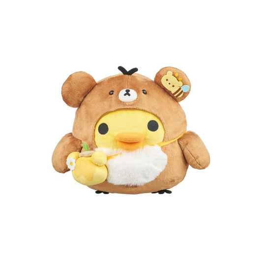 Kiiroitori in Chairoikoguma Kigurumi Plush