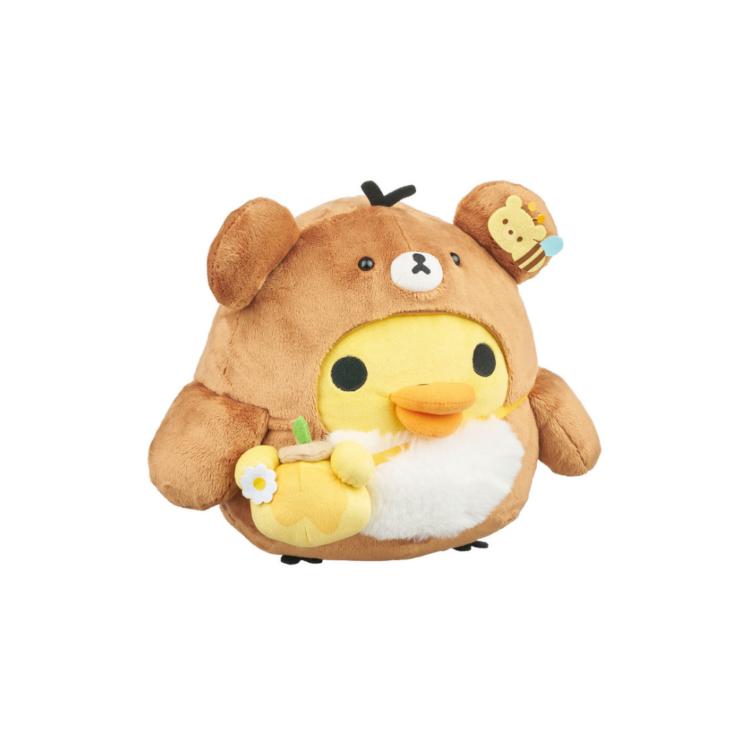 Kiiroitori in Chairoikoguma Kigurumi Plush
