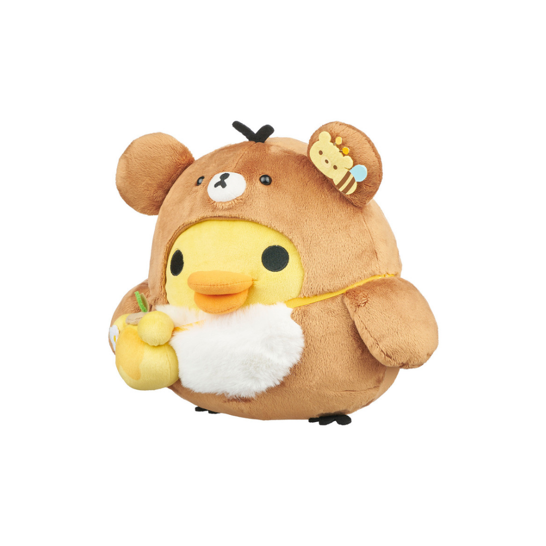Kiiroitori in Chairoikoguma Kigurumi Plush