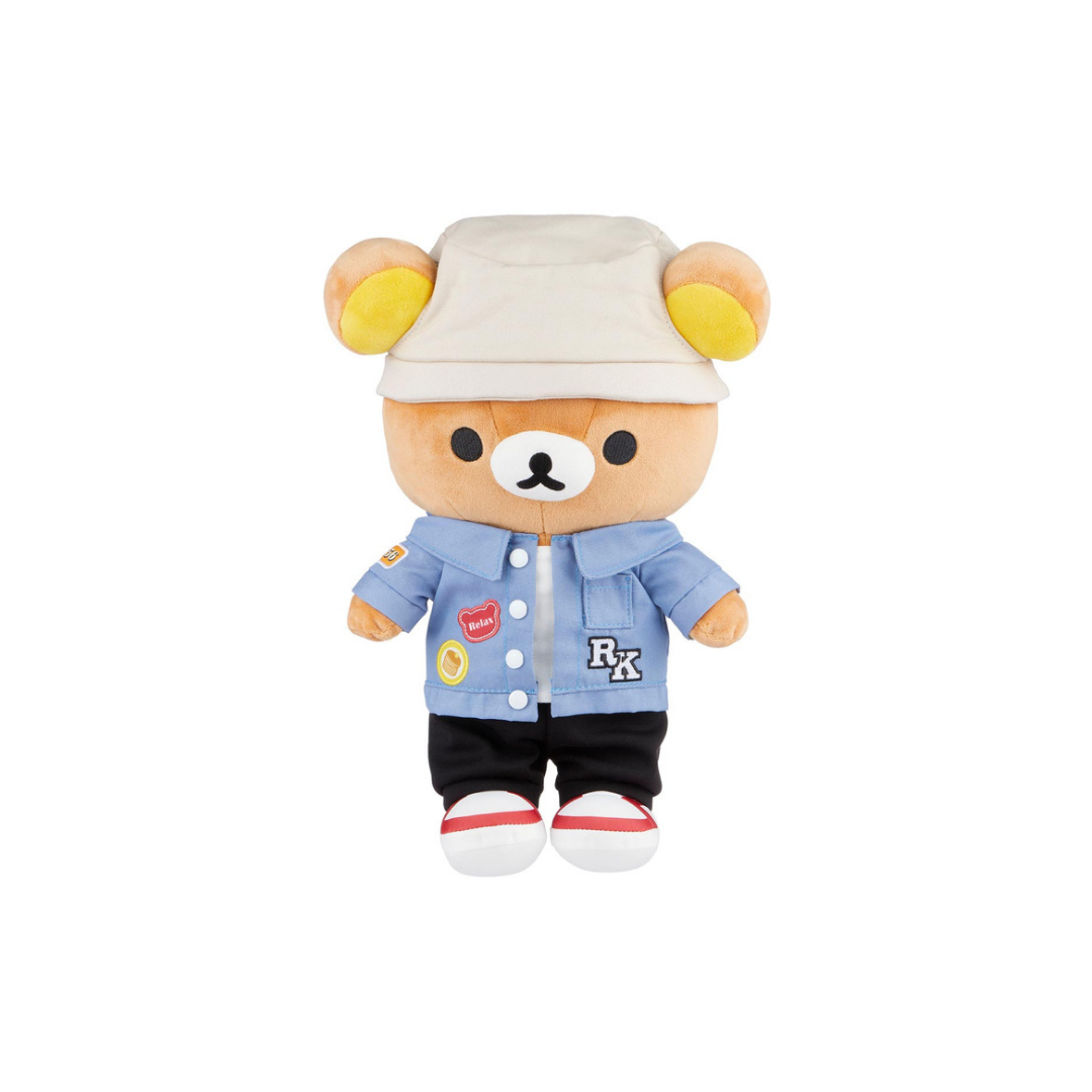 Rilakkuma Denim Jacket Streetwear Series Plush - Medium