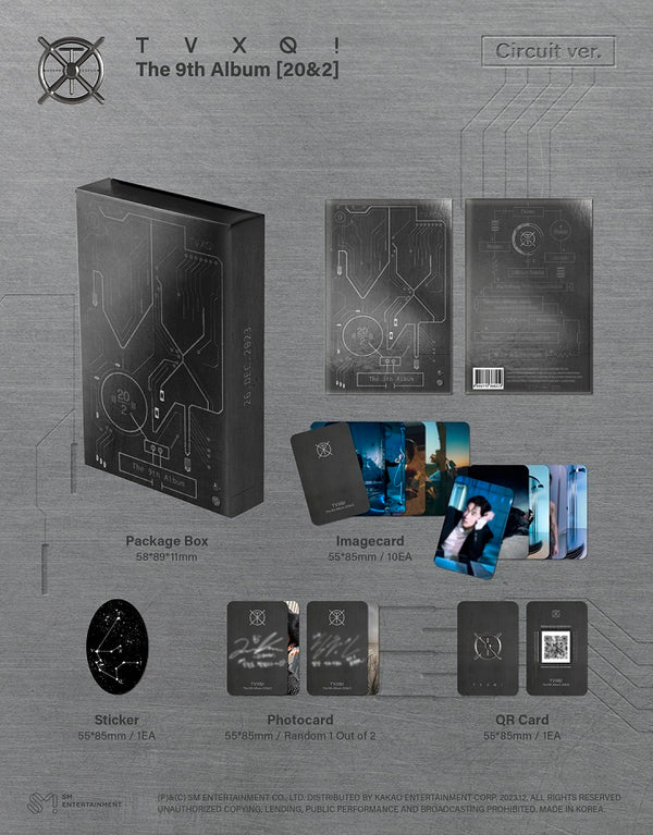 TVXQ'S 9TH FULL ALBUM 20&2 (CIRCUIT VER)