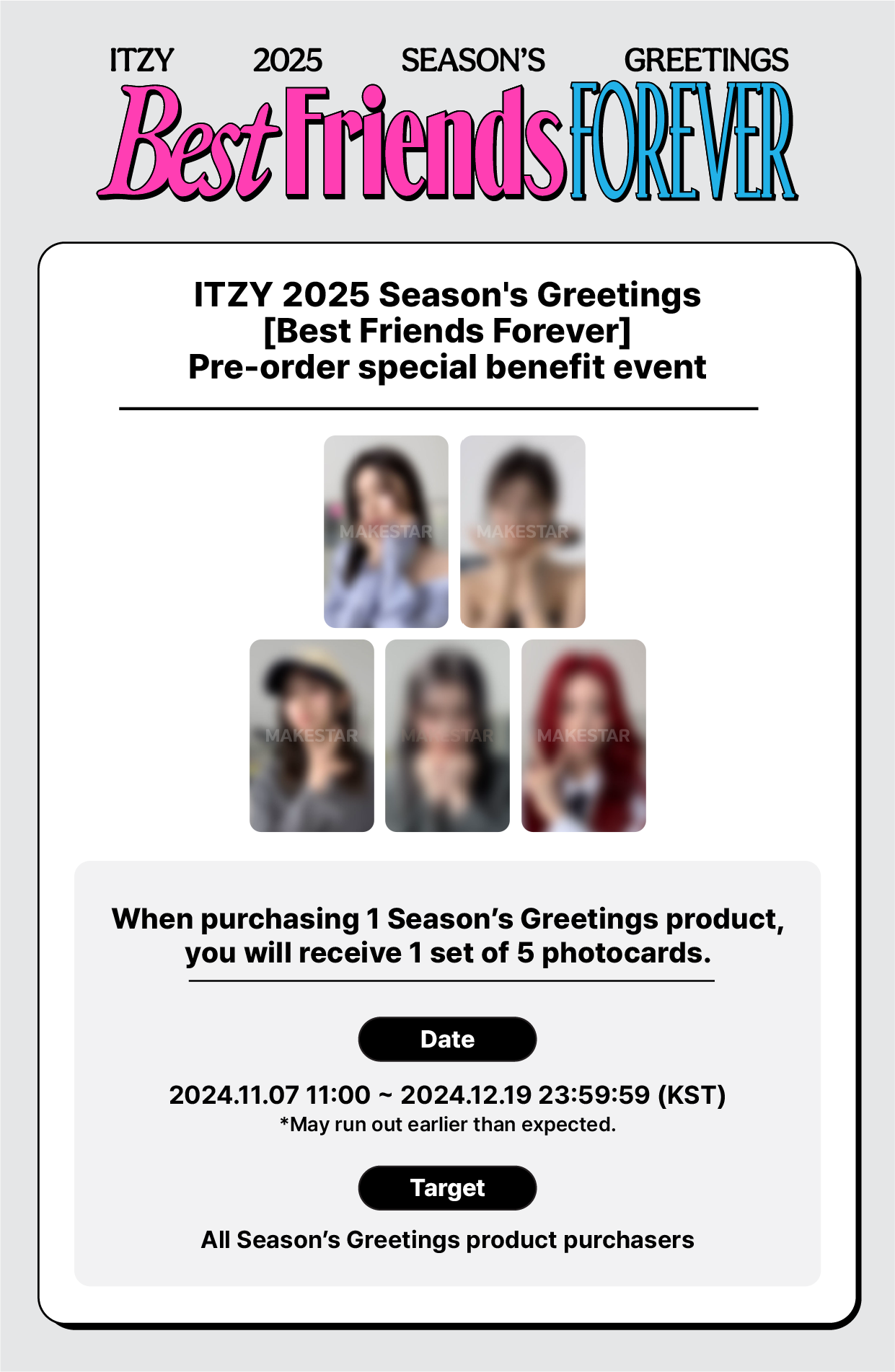 2025 SEASON'S GREETINGS - ITZY