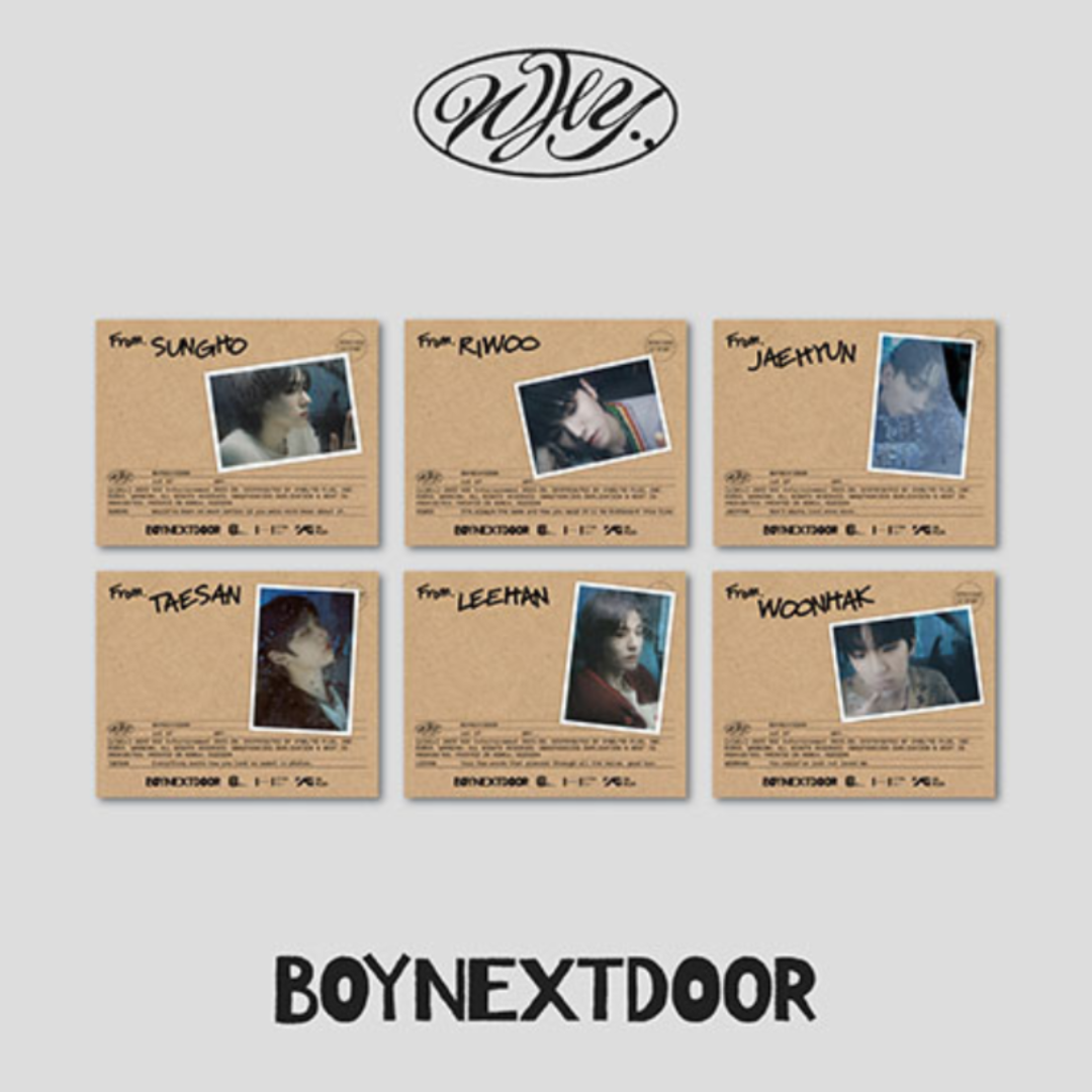 BOYNEXTDOOR'S 1ST EP ALBUM [WHY... (LETTER VER.)]