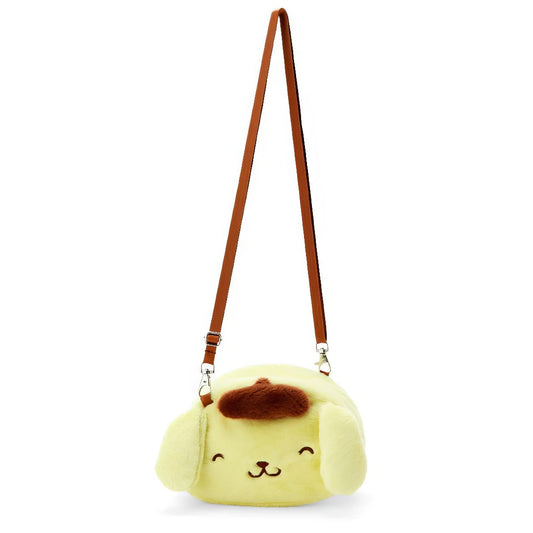 Sanrio Japan Plush Cross Body Bag Pompompurin
