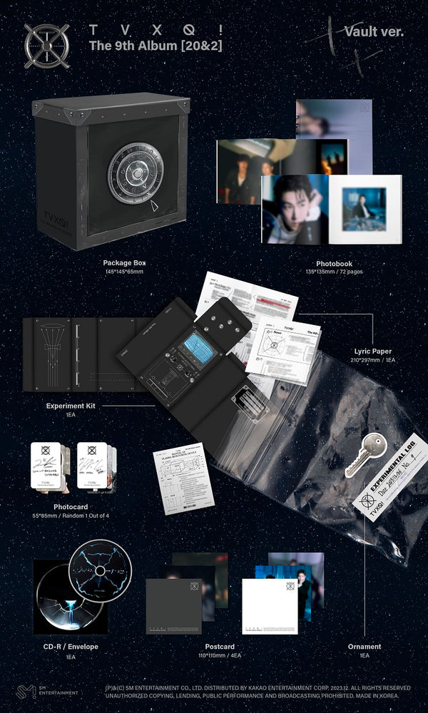 TVXQ'S 9TH FULL ALBUM 20&2 (VAULT VER)