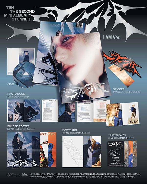 TEN 2ND MINI ALBUM (STUNNER/PHOTOBOOK(I AM) Ver.)