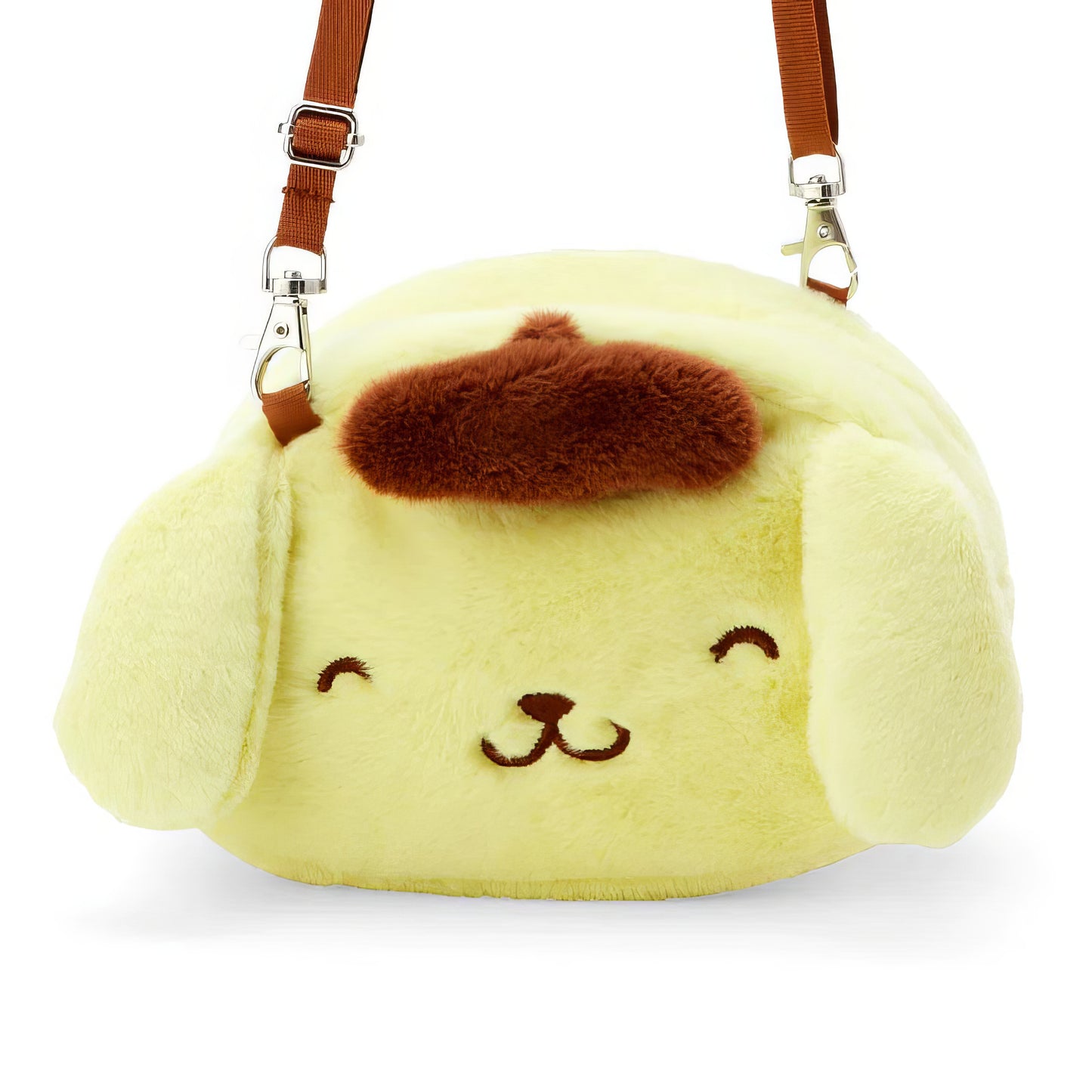 Sanrio Japan Plush Cross Body Bag Pompompurin