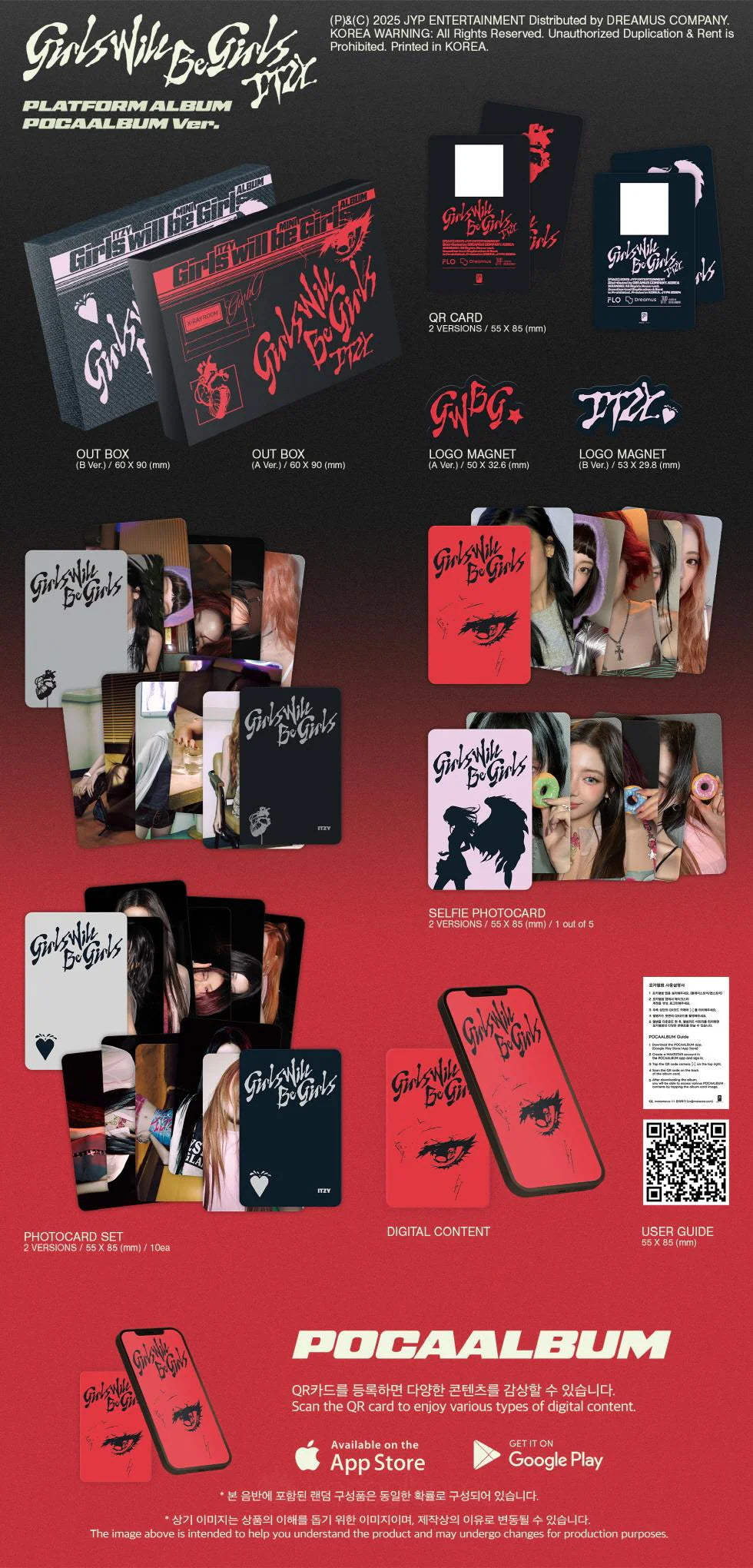 ITZY ALBUM (GIRLS WILL BE GIRLS/POCA Ver.)