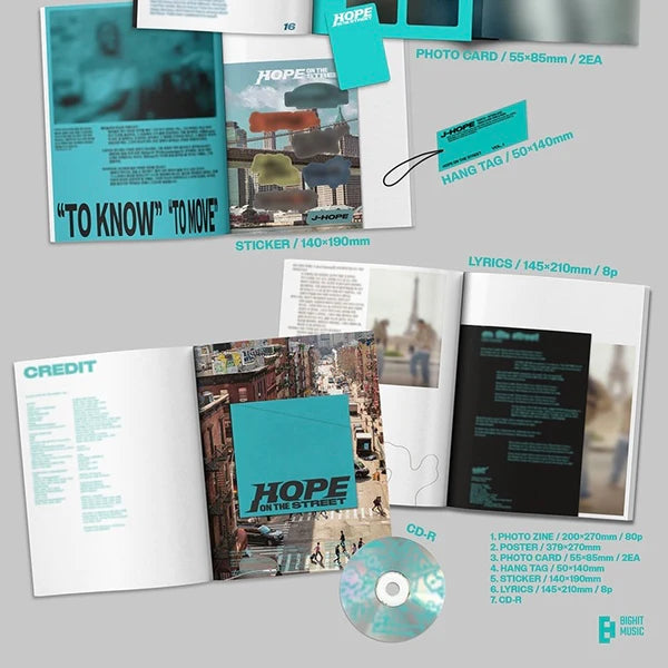 J-HOPE – HOPE ON THE STREET VOL.1 (2 VERSIONS SET)