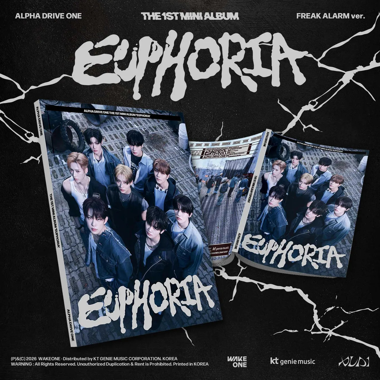 ALPHA DRIVE ONE THE 1ST MINI ALBUM [EUPHORIA/FREAK ALARM Ver