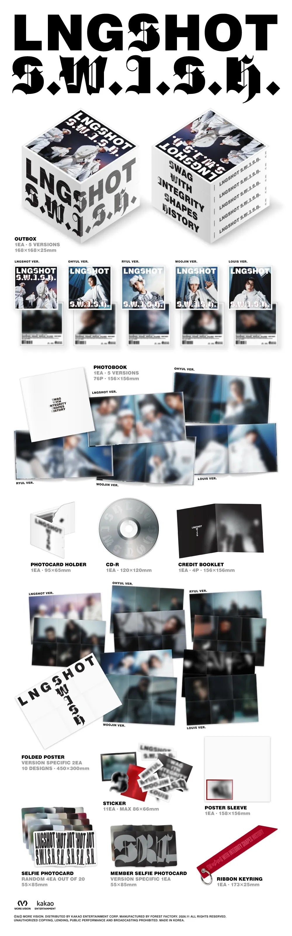 LNGSHOT S.W.I.S.H. album contents
