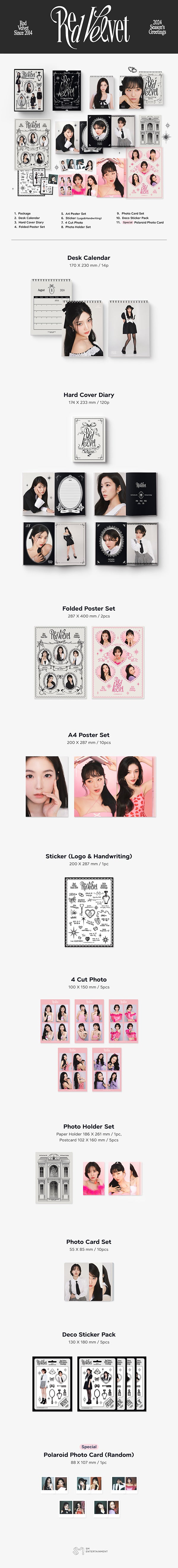 2024 SEASONS GREETINGS - RED VELVET