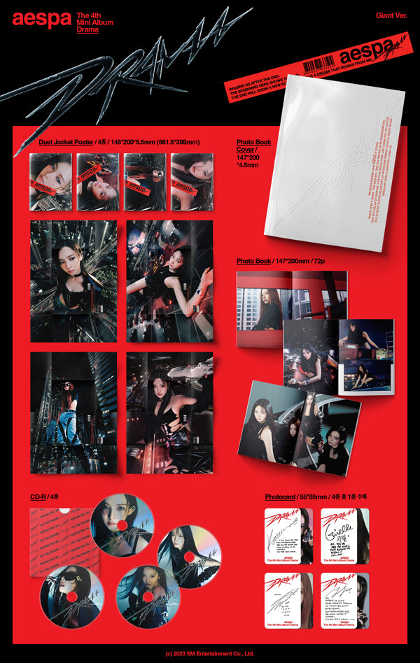 AESPA 4TH MINI ALBUM DRAMA (GIANT VER.)