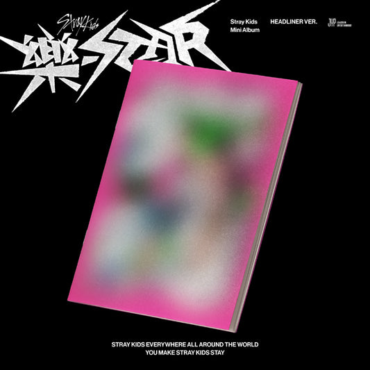 STRAY KIDS Mini Album - 樂-STAR/ROCK-STAR(HEADLINER VER./Poster Included)