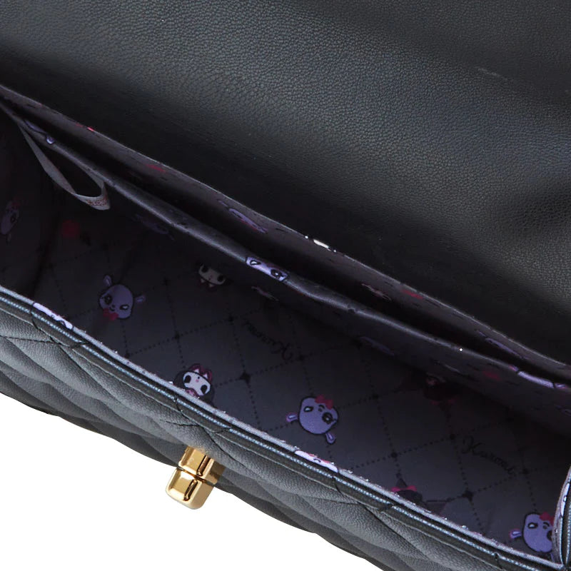 Kuromi Quilted Mini Shoulder Bag