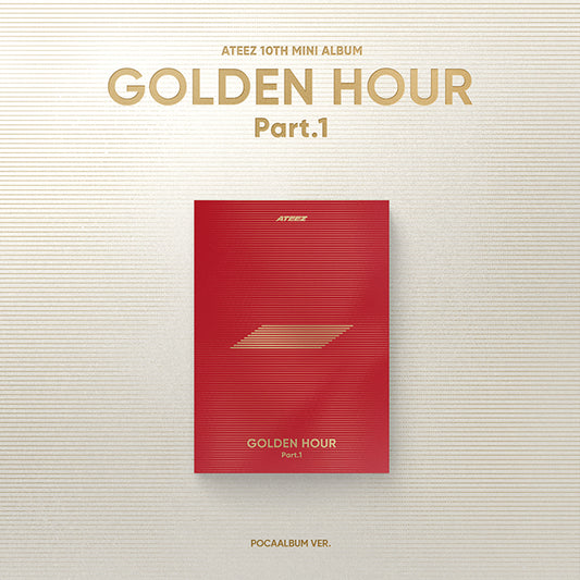 [PRE-ORDER] ATEEZ 10th MINI ALBUM [GOLDEN HOUR : Part.1/Poca Ver]