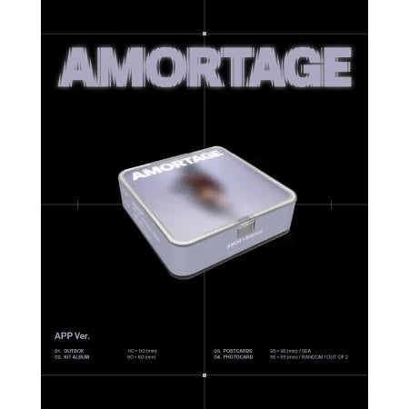 JISOO 1ST MINI ALBUM (AMORTAGE/APP Ver.)
