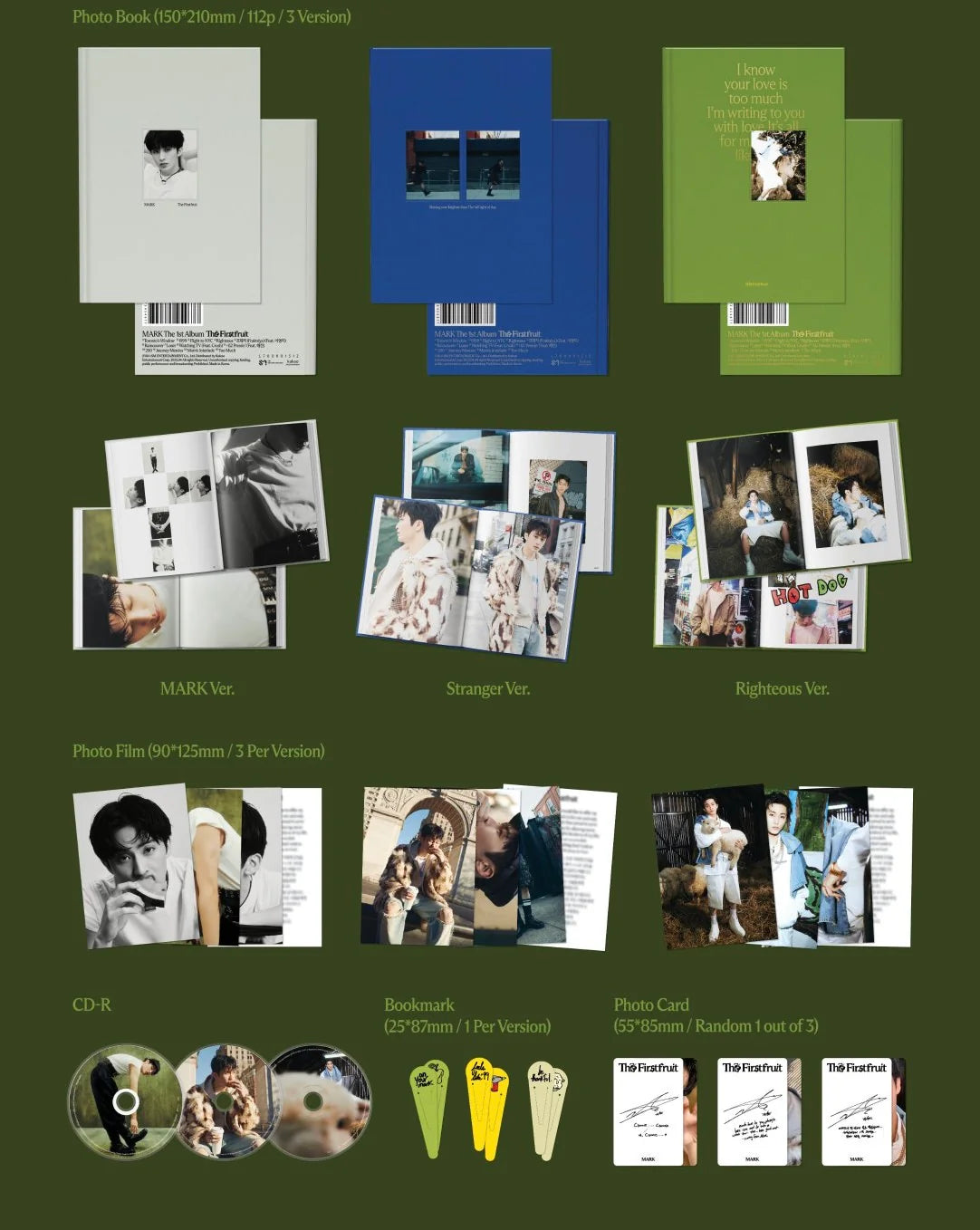 MARK 1ST ALBUM (THE FIRSTFRUIT/PHOTOBOOK Ver.)