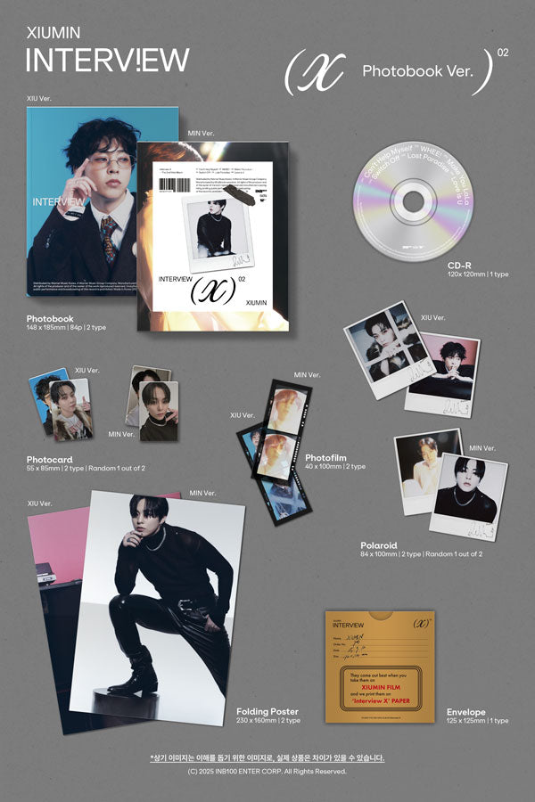 XIUMIN ALBUM (INTERVIEW X/PHOTOBOOK Ver.)