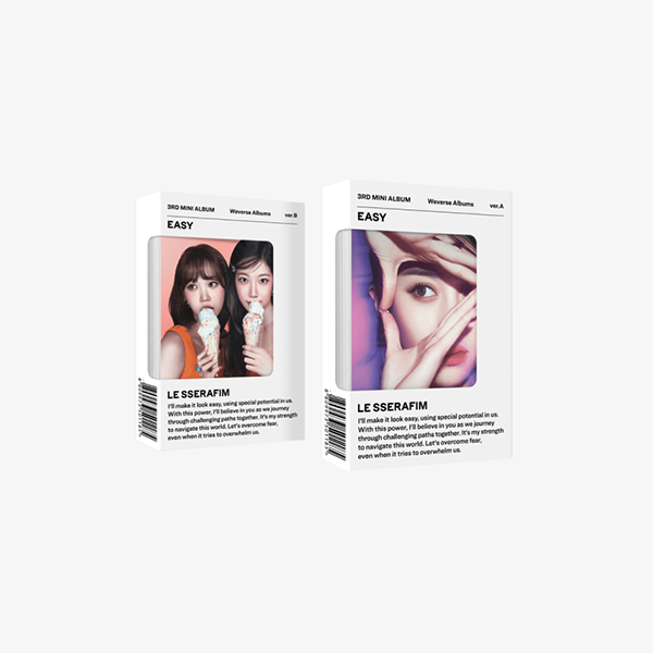 K-POP・アジア LE SSERAFIM EASY weverse global showcase Le Sserafim 3rd Mini Album Easy Weverse Shop Comeback Showcase