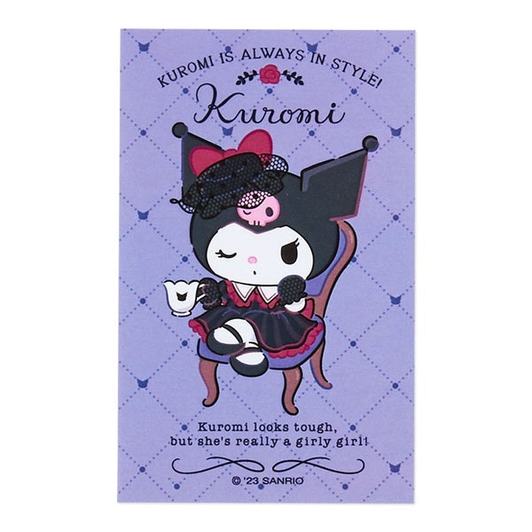 Sanrio Japan Kuromi & Baku Card Case and Sticker Set