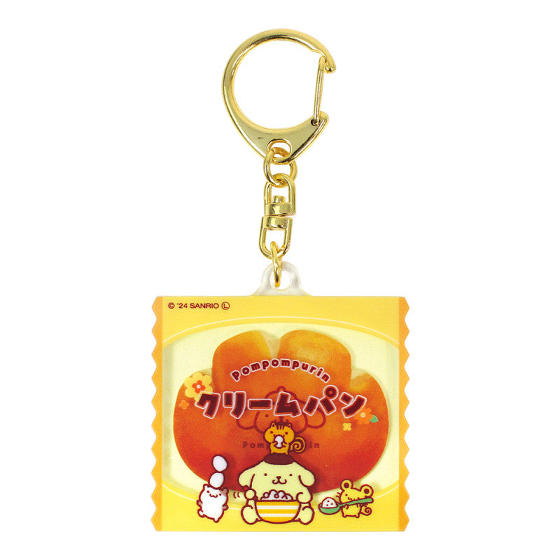 Sanrio Japan Acrylic Keychain Pompompurin Retro Pan