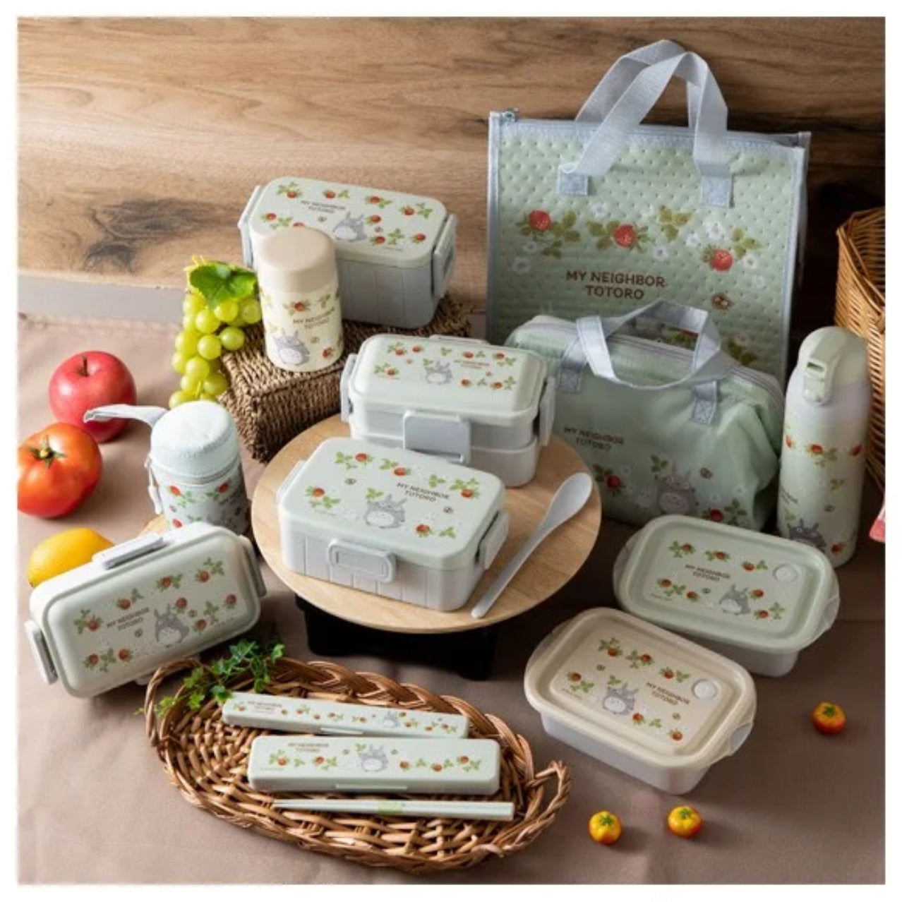 My Neighbor Totoro Rasberry Collection Lunch Tote