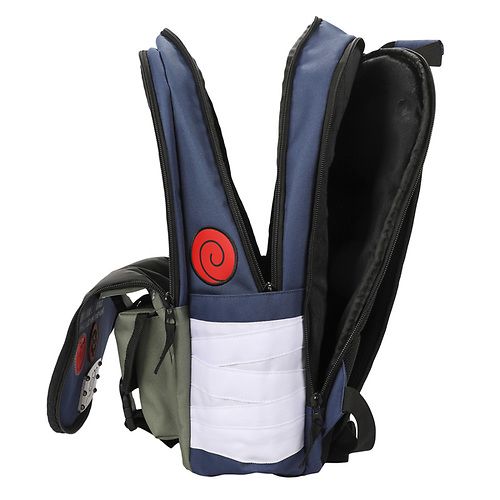 NARUTO Kakashi Hatake Metal Badge Backpack