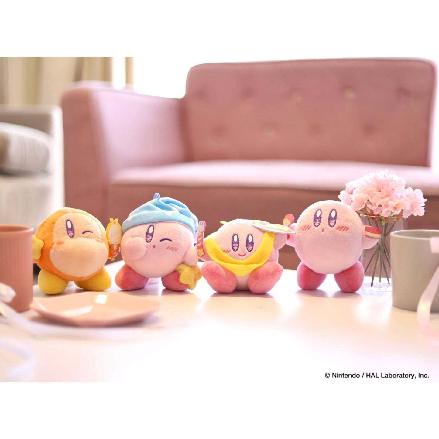 Kirby Happy Morning Mini Plush Charms