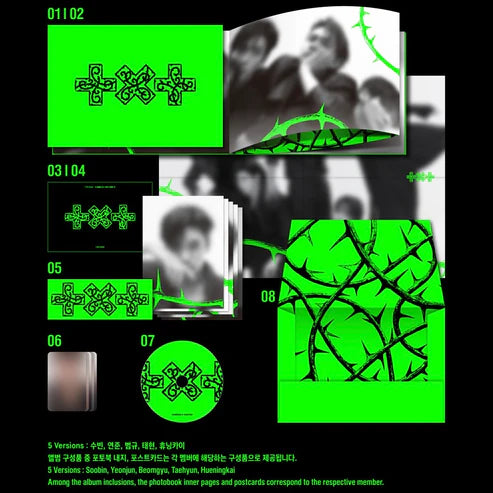 TOMORROW X TOGETHER (TXT) 7TH YEAR: A moment of Stillness in the Thorns (THORN Ver.) RANDOM