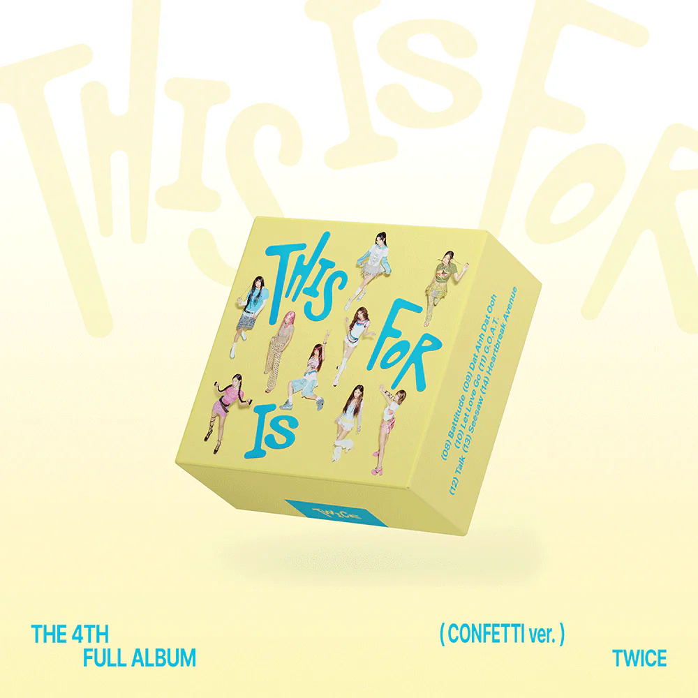 TWICE 4TH REGULAR ALBUM [THIS IS FOR/Confetti VER.] – Kawaii Alley