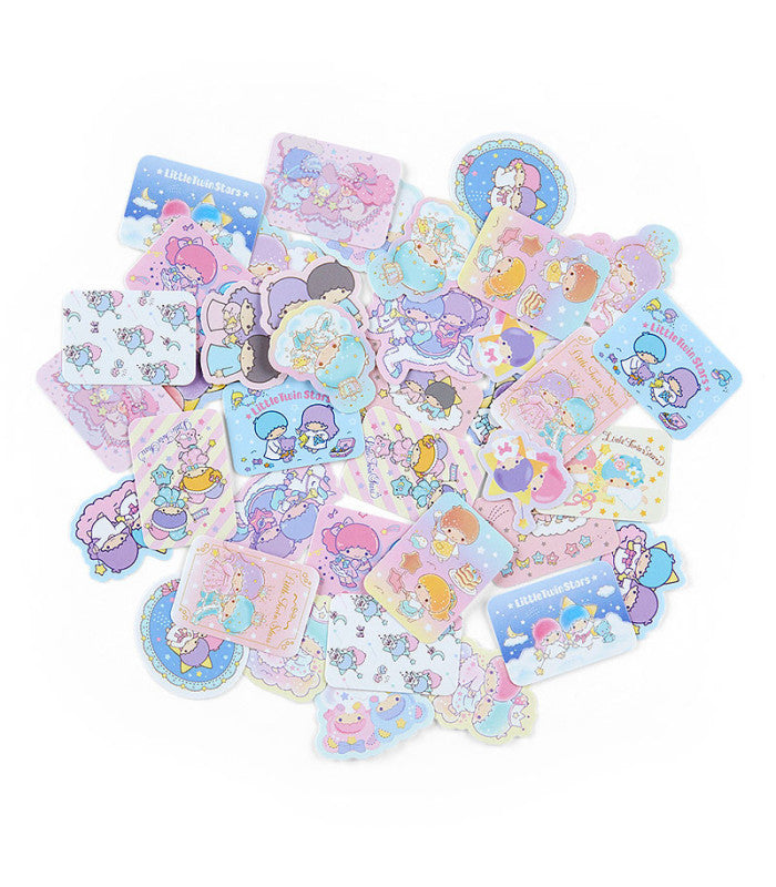 Sanrio Japan Little Twin Stars Sticker & Case Set