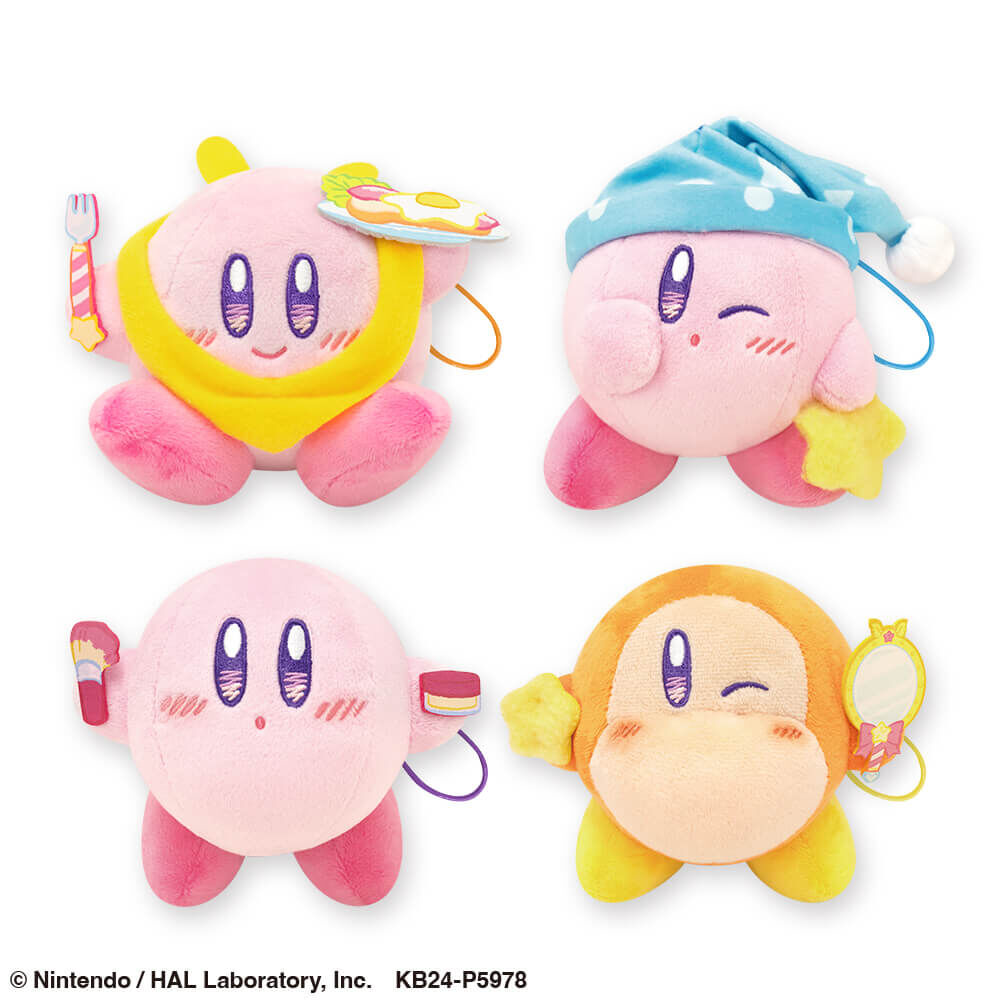 Kirby Happy Morning Mini Plush Charms
