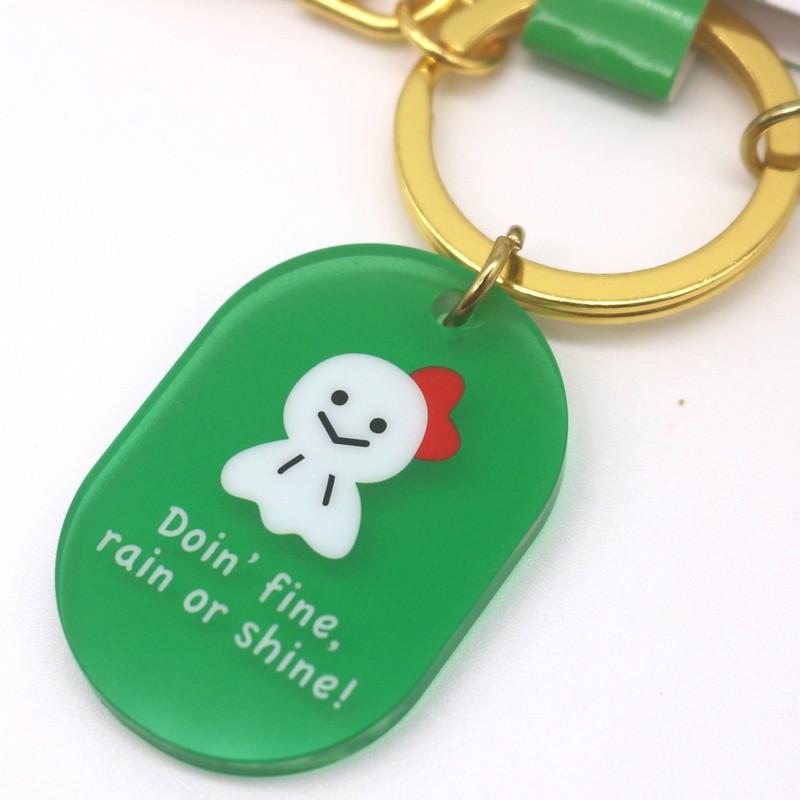 Sanrio Japan Acrylic Face Kerokerokeroppi Keychain