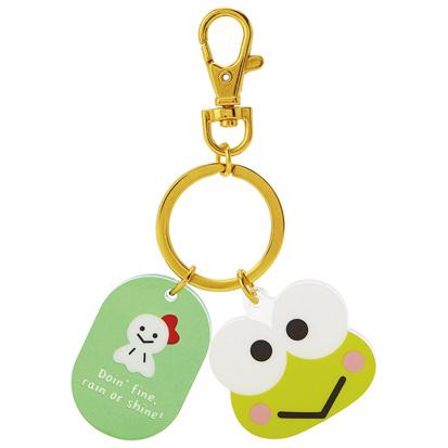 Sanrio Japan Acrylic Face Kerokerokeroppi Keychain