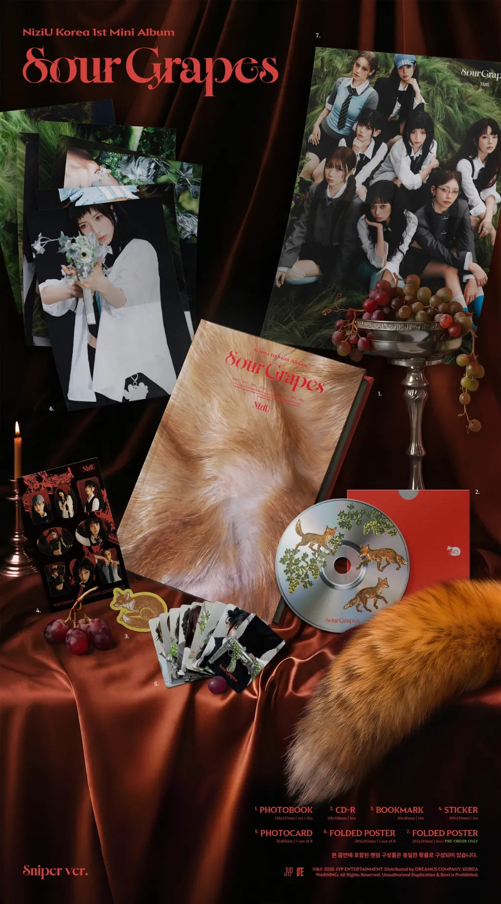 NiziU Sour Grapes Sniper version album contents