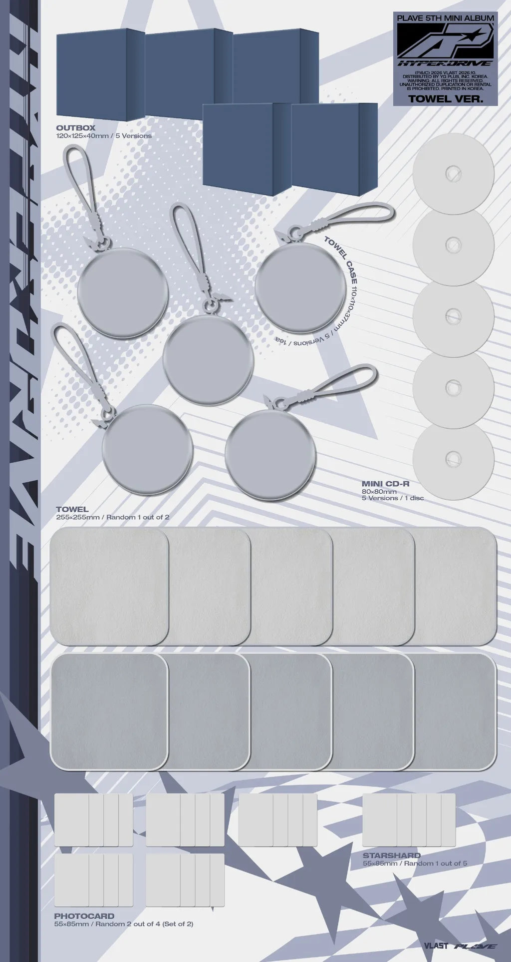 PLAVE HYPERDRIVE Towel Ver. contents