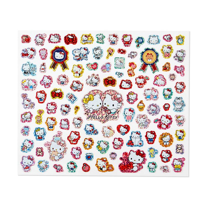 Hello Kitty Sanrio Japan 100 Sticker Sheet