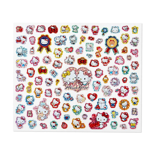 Hello Kitty Sanrio Japan 100 Sticker Sheet