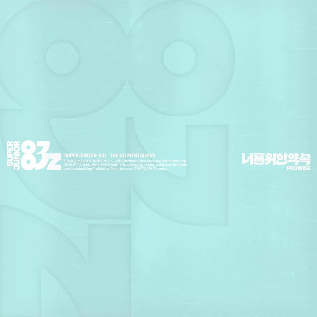 SUPER JUNIOR-83z 1st Mini Album Promise Poster Ver.