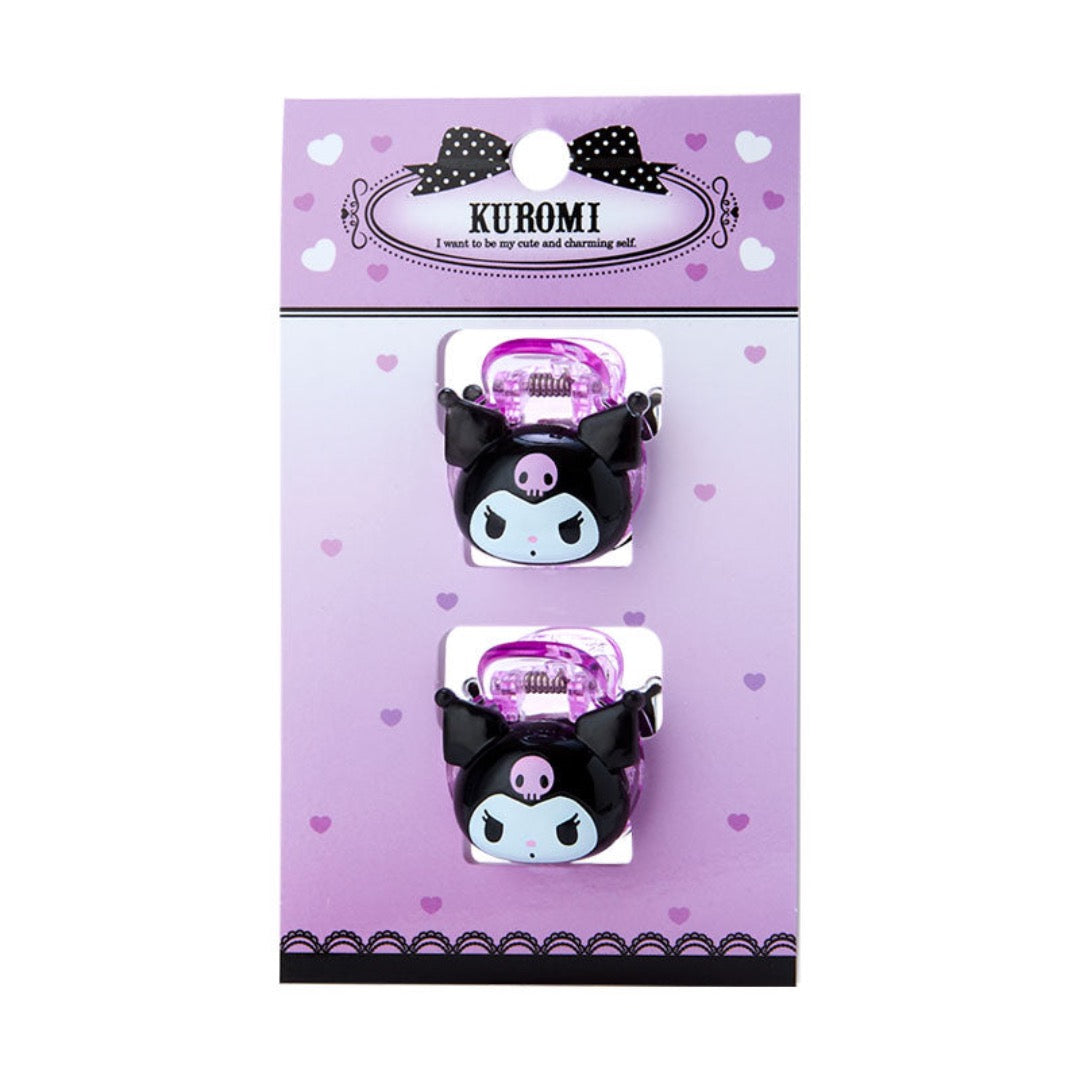 Sanrio Japan Mini Hair Clip Kuromi