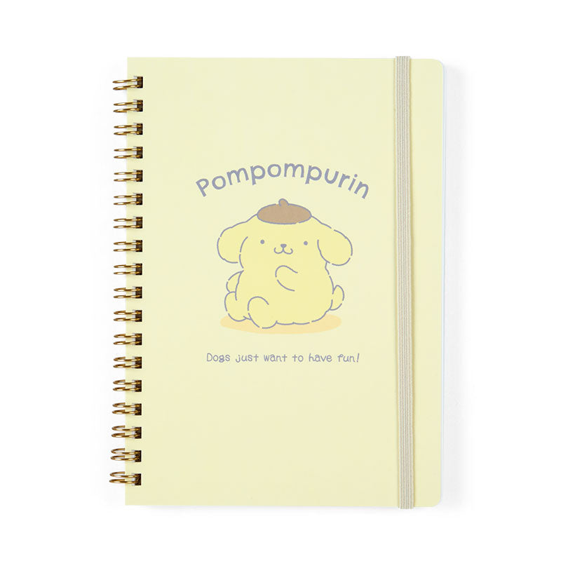 Sanrio Japan Pompompurin B6 Ring Notebook