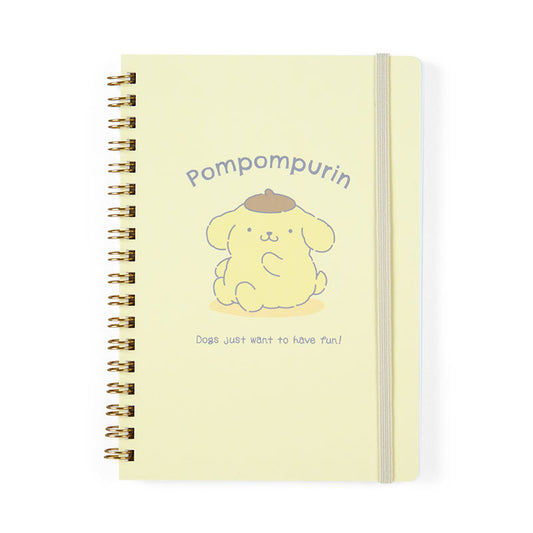 Sanrio Japan Pompompurin B6 Ring Notebook