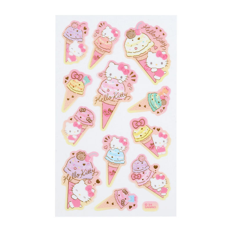 Sanrio Japan Hello Kitty Ice Cream Party Sticker Set