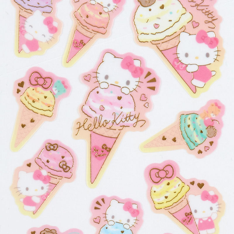 Sanrio Japan Hello Kitty Ice Cream Party Sticker Set