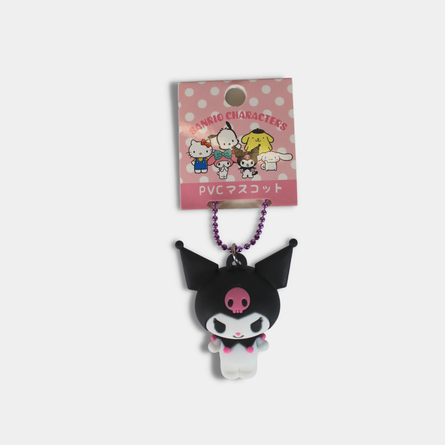 Kuromi PVC Mascot Keychain