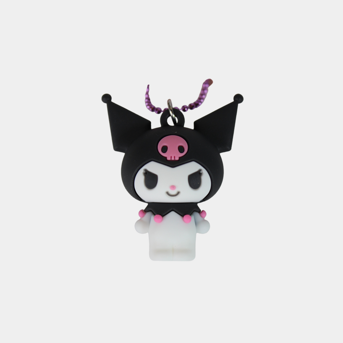 Kuromi PVC Mascot Keychain