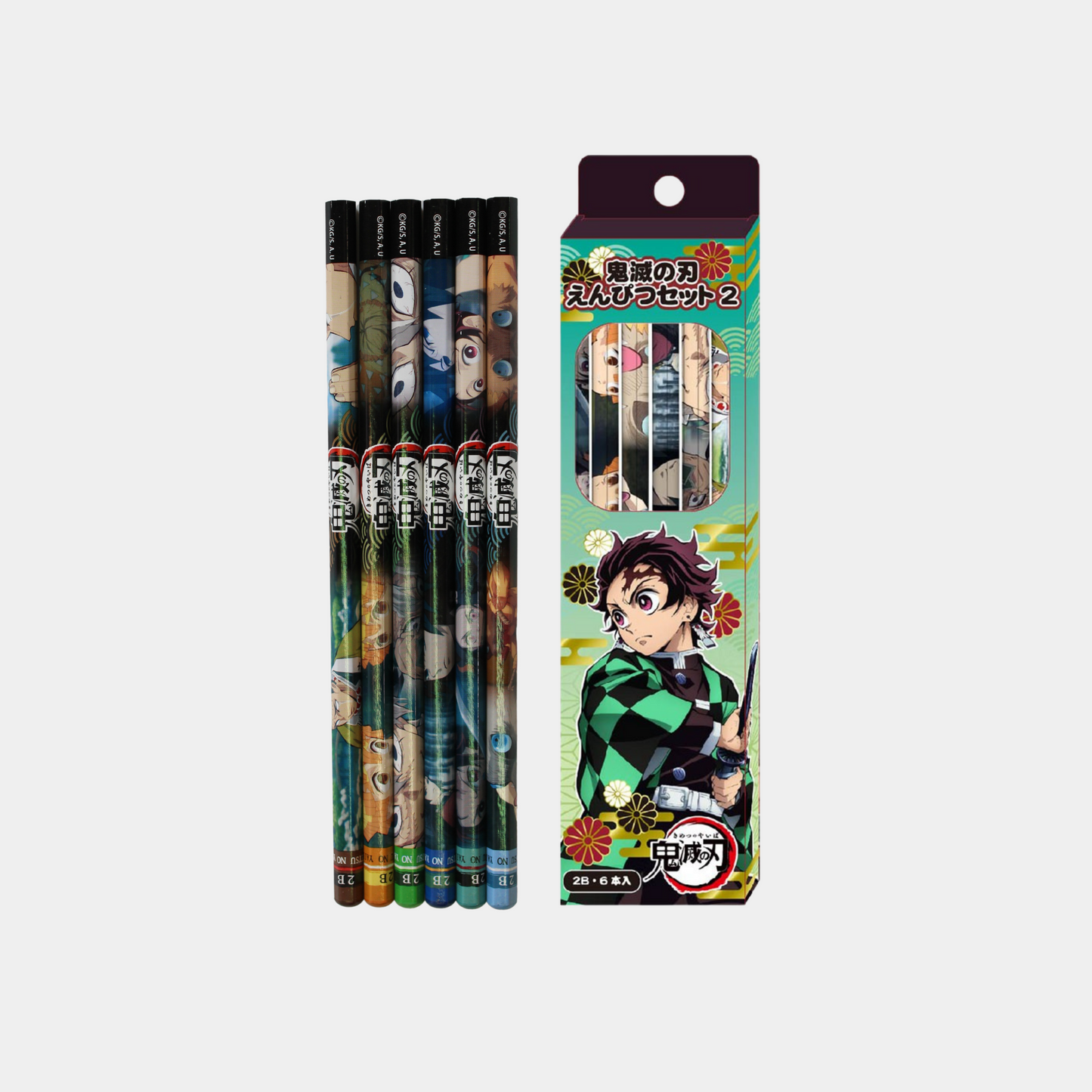 Demon Slayer Pencil Set