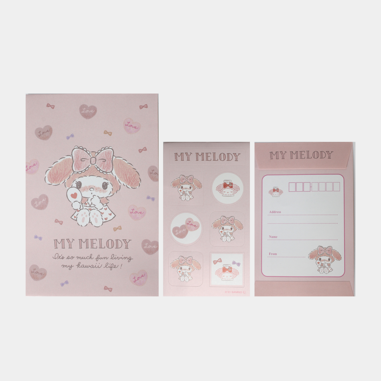 My Melody Letter Set